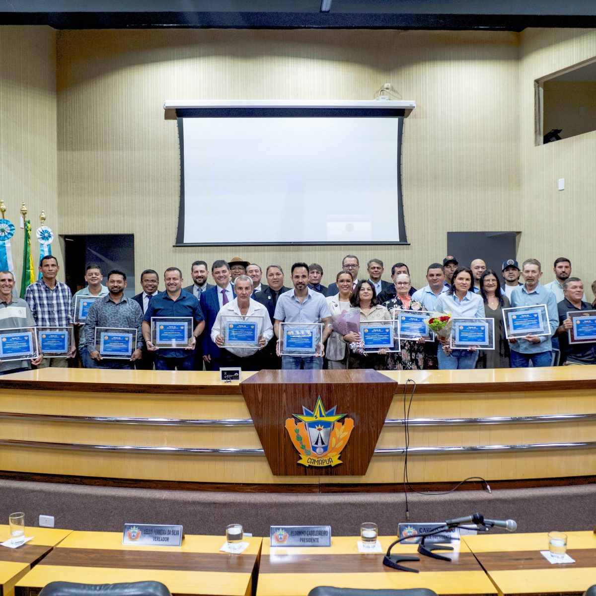 Câmara de Camapuã realiza Sessão Solene e homenageia personalidades com Título de Mérito Cultural e Esportivo